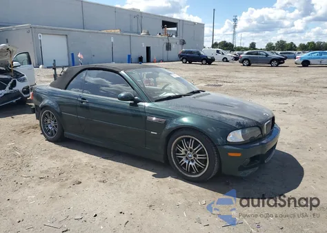 2004 BMW M3 from USA, damaged, VIN WBSBR93454PK04994